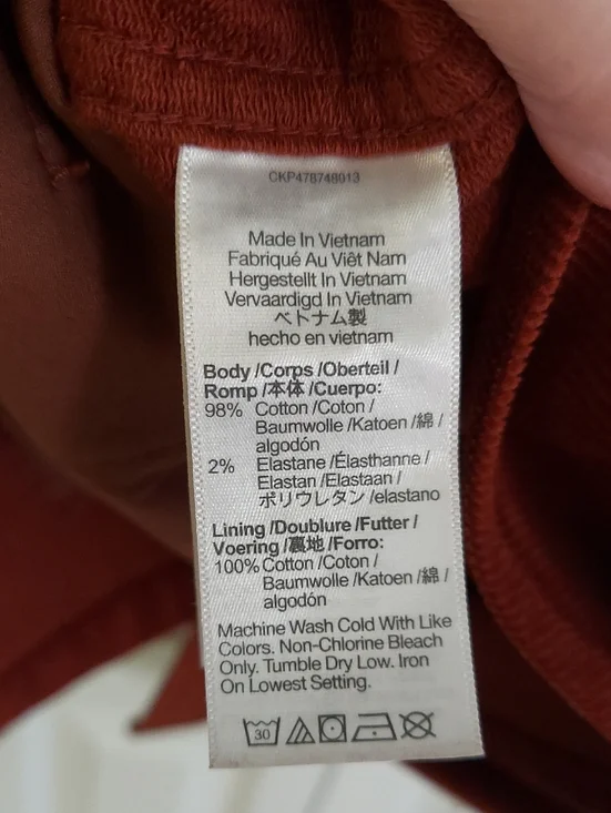 Madewell Shirt Jacket, Size Large, Corduroy, Cinnamon Brown, Buttons - Picture 14 of 14